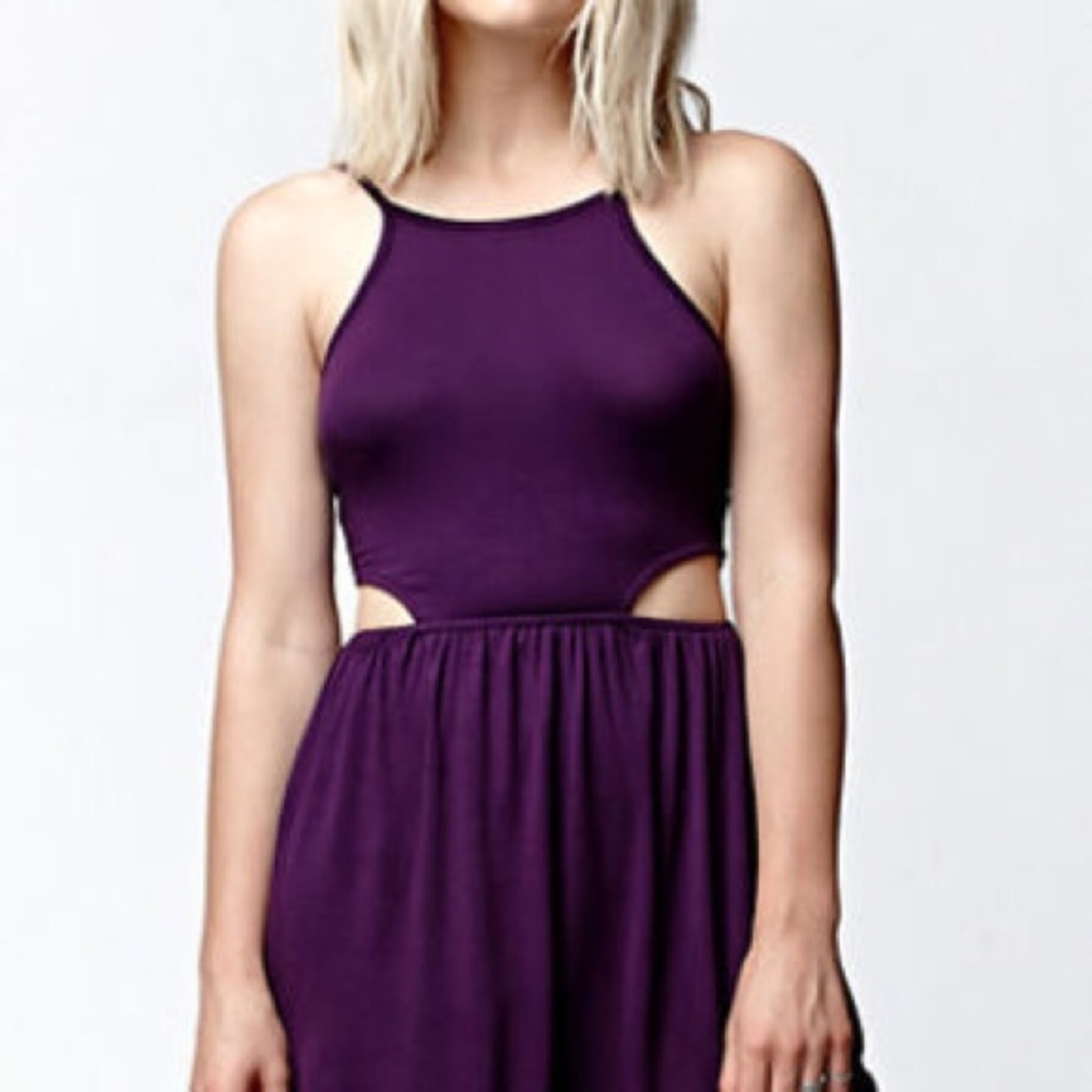 Pacsun LA Hearts Side Cut Out Skater Dress
